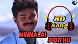 Minnalai Pidithu | 8D Song - Shajahan Tamil Movie | Vijay | Richa Pallod | Use Head Phone
