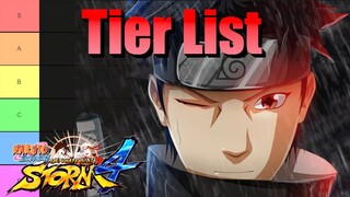 LA TIER LIST DES PERSO LES PLUS FORT SUR NARUTO STORM 4 (mon avis)