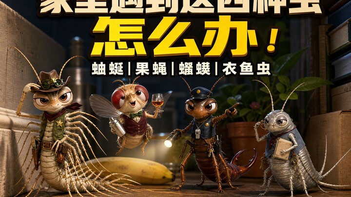 Don’t mess with these 4 types of bugs at home!