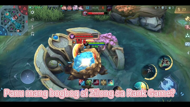 Zilong na Bulabog sa Rankgame 🥰☺