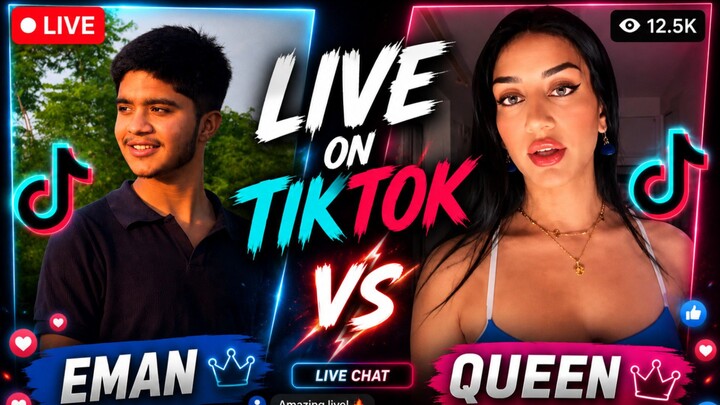 eman or queen tiktok live