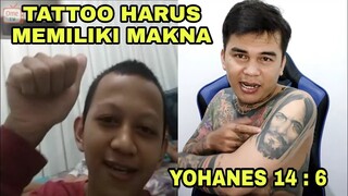 Gogo Sinaga bongkar arti tattoonya || Prank Ome TV