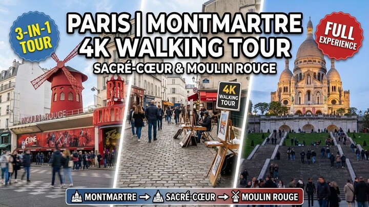 4K沉浸式City Walk｜从圣礼拜堂漫步到巴黎圣母院 Paris 4K POV Walk | Sainte-Chapelle to Notre-Dame