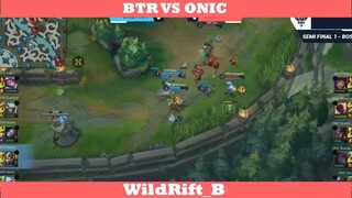 BTR VS ONIC KIRA KIRA SIAPA YANG MENANG ?