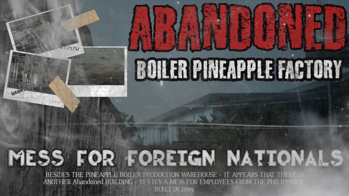 TERBENGKALAI - EXPLORE LOKASI PABRIK NANAS BOILER