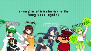 a (very) brief introduction to the many vocal synths