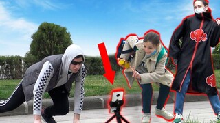 🔥คนถ่ายรูปเซลฟี่ทำให้คนตกใจตามท้องถนน😛เล่นตลก  น่ากลัว😛