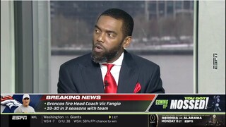 [BREAKING NEWS] Randy Moss on why Broncos fire Head Coach Vic Fangio