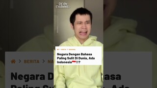 3 Negara Dengan Bahasa paling sulit di dunia, Nomor 3 Sulit banget #shorts