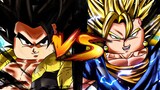 The Fusion Warriors Go Head To Head! Vegito Vs Gogeta On All Star Tower Defense