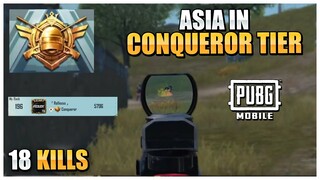This Is CONQUEROR TIER in ASIA SERVER (SWEATY) - PUBG MOBILE