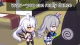 "Honkai Impact 3". Watch this once a day, you'll got infinite happiness.