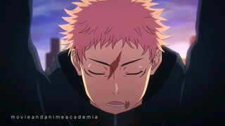 Yuji preparing for the war (ending scene finale) - jujutsu kaisen season 2 episode 23