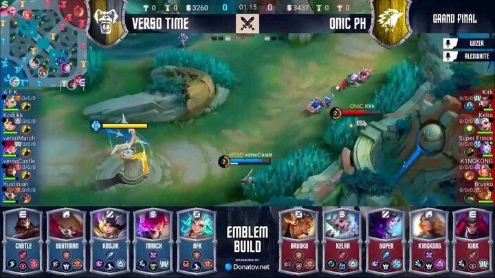 Onic Ph Vs Verso Time Game 3 Grand Finals MLBB Winter Is Coming