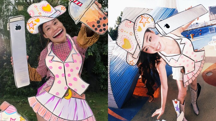 Hết đồ để mặc rồi ư? Vậy thì tự vẽ một bộ thôi! 🎨👗