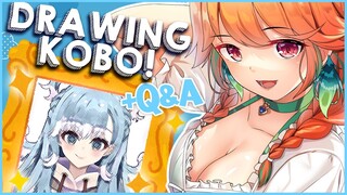 【DRAWING】KOBOKOBO ni suru zo! +Marshmallow Q&A !  #kfp #キアライブ