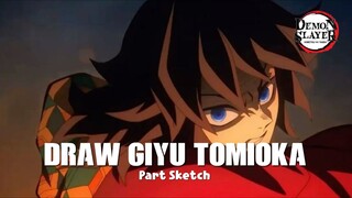 Draw Tomioka Giyu (KULKAS🥶) part 1