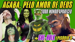 TODO MUNDO APARECEU NO EPISÓDIO 8 de SHE-HULK - Demolidor e Homem-Sapo  #MulherHulk