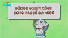 Doraemon lồng tiếng S7 - Chương trình ăn tối đáng sợ của Jaian & Đôi khi Nobita cũng dùng não để suy