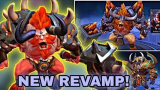 NEW MINOTAUR REVAMP 🔥| Minotaur Skill and Skin Preview | MINOTAUR REVAMP GAMEPLAY