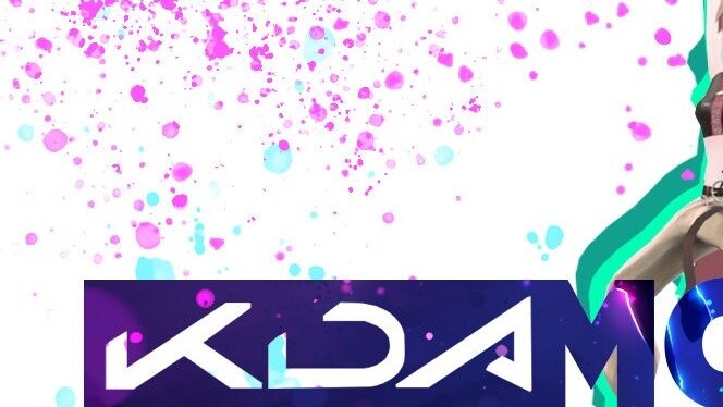LOL [K/DA-More] Real-time rendering of a single jump jump [action matching]