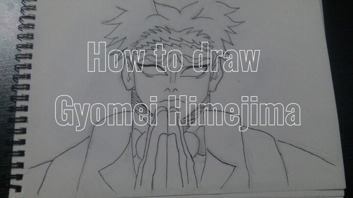 How to draw Gyomei Himejima