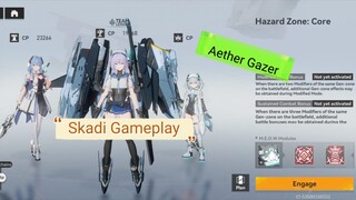 Aether Gazer - Skadi Gameplay Hard zone x