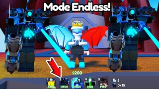 UTC REWORK SUPER GOKIL !! MODE ENDLESS BIKIN UNIT KETAR KETIR 🤕🤕 - ROBLOX TOILET TOWER DEFENSE