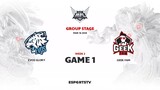 EVOS Glory vs Geek Fam GAME 1 MPL ID S13 | GEEK VS EVOS