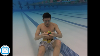 chỉ trong 1 phút mà anh làm xong 3 cục rubit ở hồ bơi quá bất ngờ #doisong