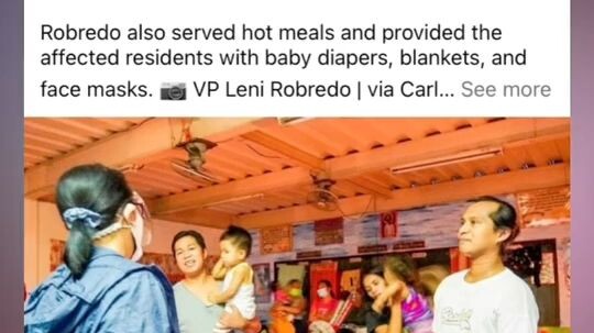 Leni Robredo lost at Rizal last 2016 election but still shows her undying love.