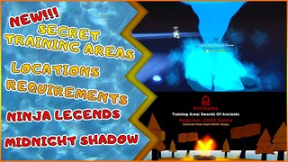 NINJA LEGENDS! SECRET TRAINING AREA LOCATIONS! | ROBLOX