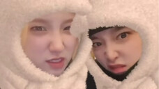 (G)I-DLE 211224 ซงหยูกี x IZ*ONE ฝาแฝดชอย รุยน่า มาอวยพรคริสต์มาสให้กับทุกคน