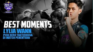 LYLIA M1 IS BACK | BEST MOMENTS LYLIA EVOS WANN VS BLACKLIST INTERNATIONAL GAME 3 | NMA S3