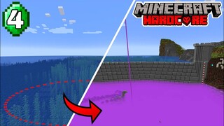 Tôi Xây Dựng Hồ Màu Hồng Trong Minecraft Hardcore