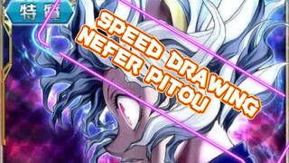 DRAWING HUNTER X HUNTER FIGURE NEFER PITOU