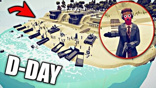 D-DAY !!! วันศึกสงครามหาดนรกเเดงเดือด (ภารกิจสังหารผู้นำสูงสุด)  -  TABS [เกมบักตัวอ่อน]