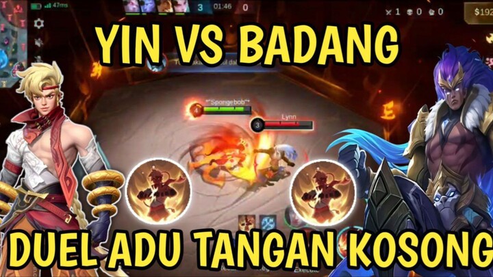 YIN LAWAN BADANG , ADU PUKUL YANG SEBENARNYA !