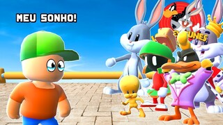 O MENINO POBRE FOI HUMILHADO POR NÃO TER SKINS DO LOONEY TUNE NO STUMBLE GUYS