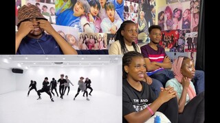 First time ever showing our friends BTS 'Blood Sweat & Tears' + 'Black Swan' + ‘ON’ Dance Practice