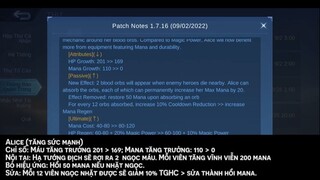 MLBB - Update- BEATRIX Lại NERF Khẩu Shotgun và Ngắm--- Atlas Vừa Có Skin Cái Bị