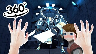 ☢️PELIGRO⚔️ ENFRENTATE a un ROBOT GIGANTE en mi PRIMERA MISIÓN con una CHICA LINDA 😱💔ANIME VR