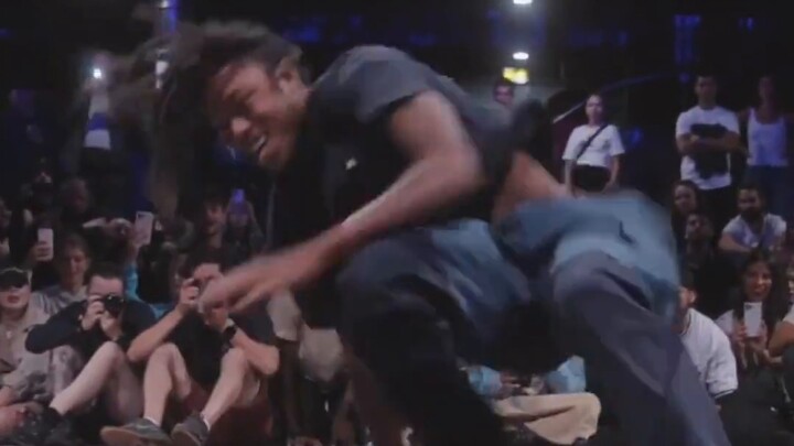 Bboy Damani's explosive performance from French street dance breaking (breaking street dance tutoria