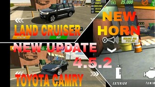 NEW CARS || NEW HORN || CAR PARKING MULTIPLAYER UPDATE || 4.5.2