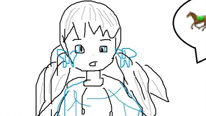 【髫るる】lulu: "Where's the horse? Don't you have a horse?"