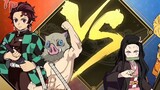 [Cooked meat/Demon Slayer] Tanjiro VS Zenitsu's brother and brother-in-law's real sword showdown voi