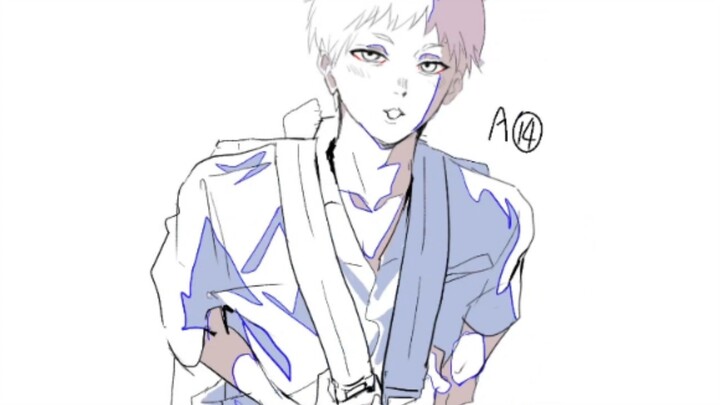 Musim Panas Tempat Cahaya Mati - Latihan Lukisan Asli