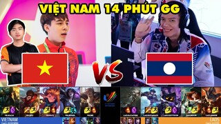 [SEA Games 31 LMHT] Highlight Việt Nam vs Lào: GAM farm mạng thay lính 14 phút GG | VIE vs LAOS