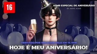 [ASMR] DANDO UM PRESENTE SURPRESA DE ANIVERSÁRIO PRA MIM - [ROLEPLAY] [BIRTHDAY] [MINE]