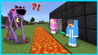 MIPAN & ZUZUZU BUAT RUMAH AMAN VS CATNAP POPPY PLAYTIME DI MINECRAFT! KUAT BANGET